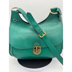 Tory Burch James Leather Saddle Shoulder Bag - Authenticated